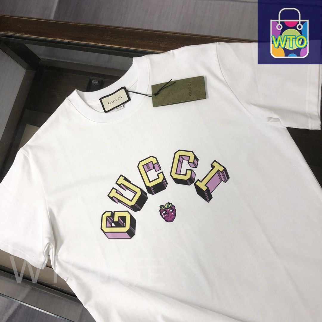 本日限定特価】GUCCI 春夏 ロゴプリントTシャツ [本日特価|新品