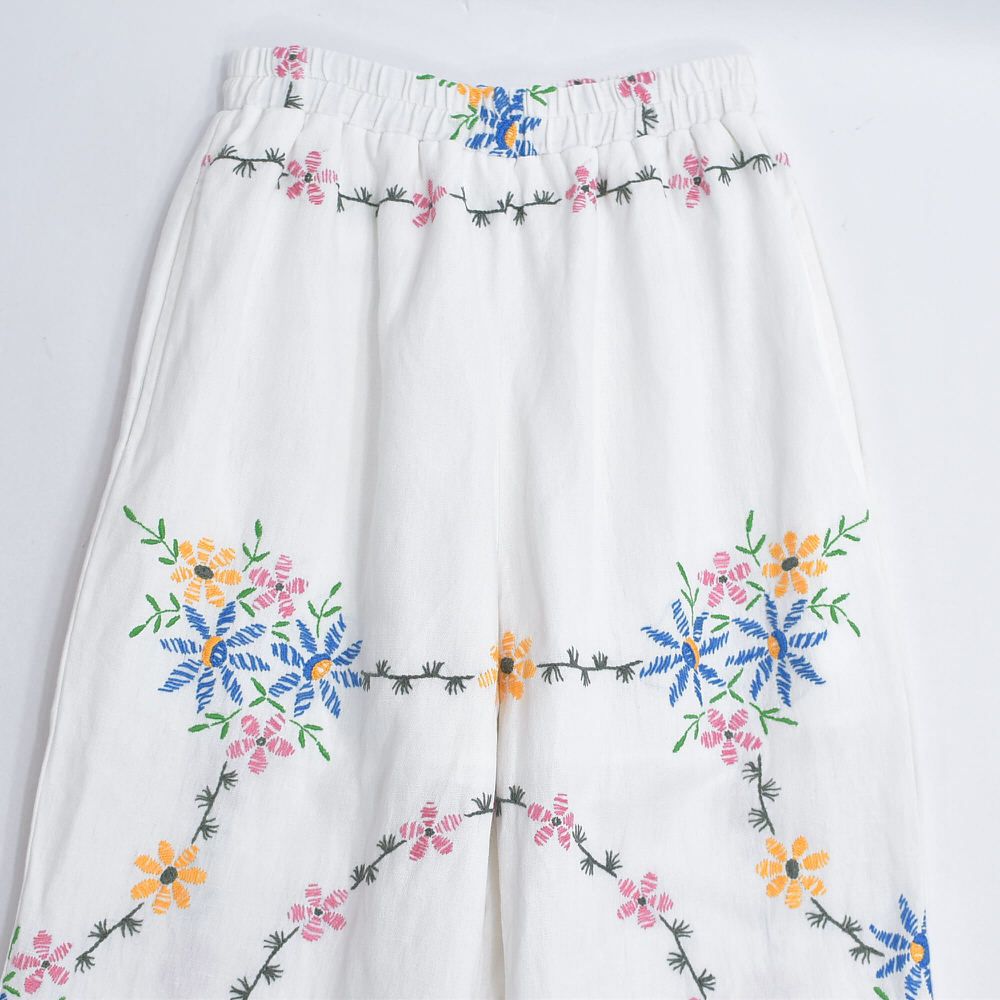 Remakeリメイク 再構築 パッチワーク&フラワー デザイン ルーズ  