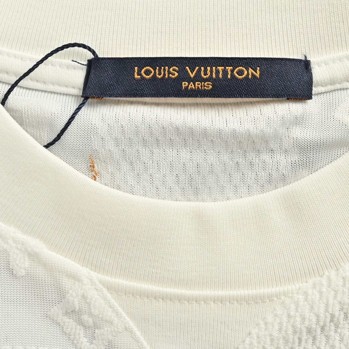 2025SS♪Louis Vuitton◆ジャカード ダミエ コットンTシャツ ダミエショートスリーブコットンTシャツ ｜ルイ・ヴィトン 公式