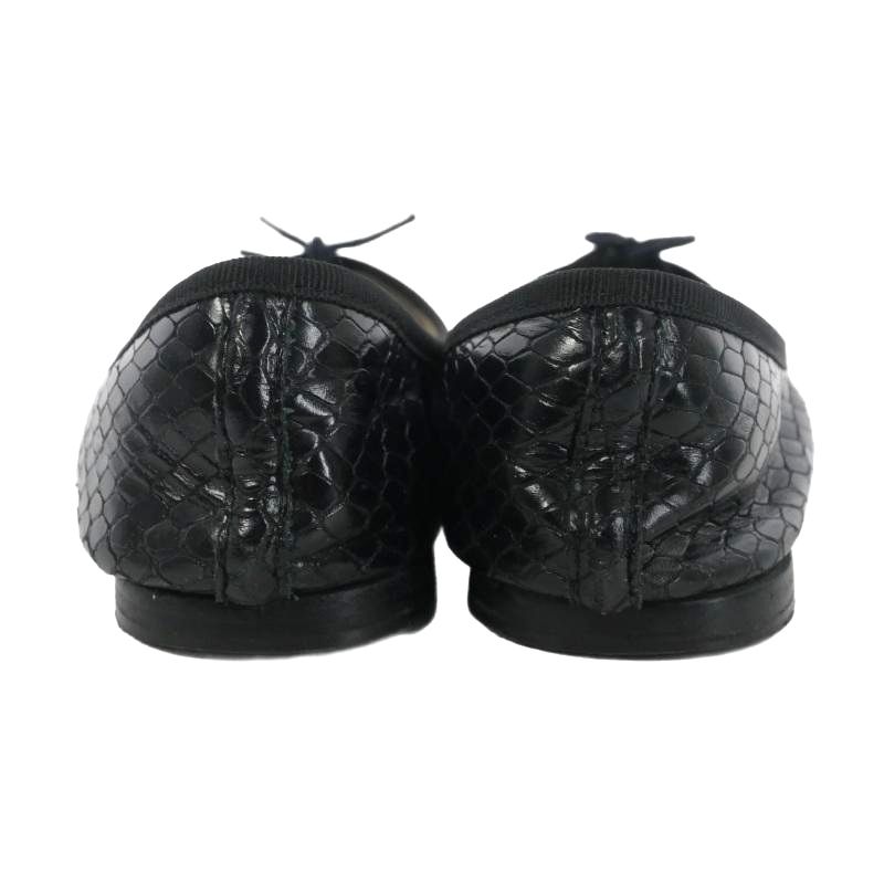 レペット Repetto パテントバレエシューズ リボン 39 24.7cm 黒 /MI