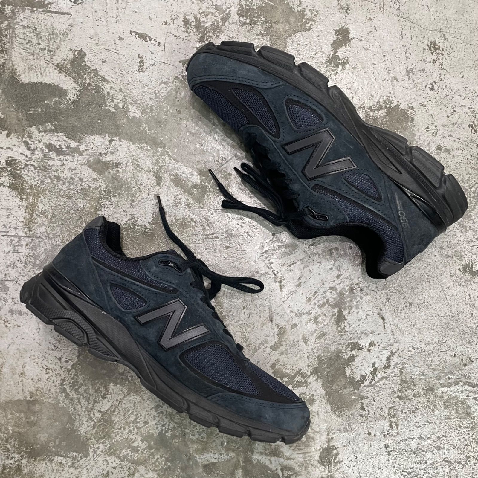 JJJJound New Balance 990V4 Navy スエード スニーカー M990JJ4 