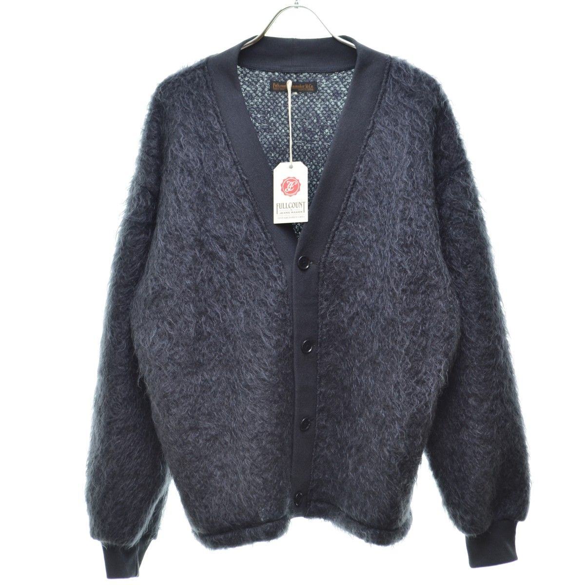 FULLCOUNT】3050 直営店限定 Mohair Knit Cardigan モヘアニット長袖カーディガン - メルカリ