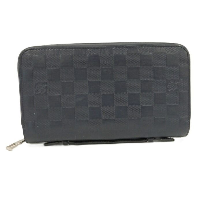 LOUIS VUITTON ジッピーXL ラウンドファスナー長財布 ダミエ アンフィニ オニキス ブラック N61254