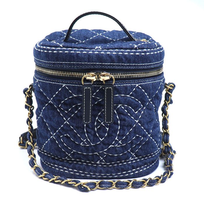 美品CHANELチェーンショルダーバッグ　ココマーク　アリュール　バニティバッグ CHANEL(シャネル) バニティケースココマークチェーンショルダー