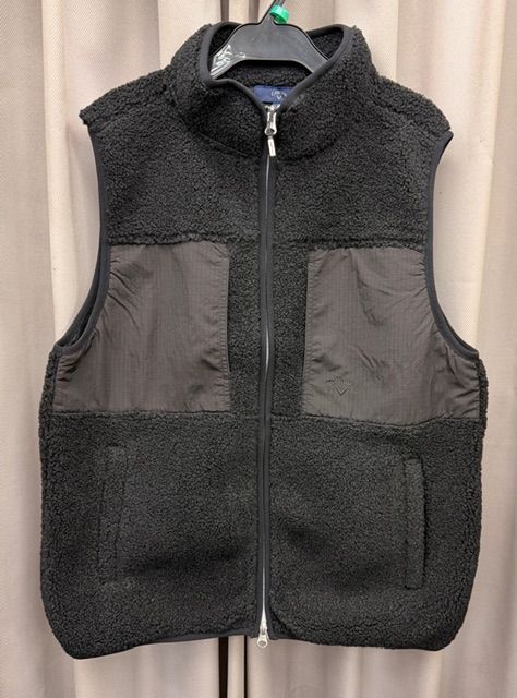 キャロウェイ ゴルフウェア アウターベスト メンズ カールボアフリースフルジップベスト C25216104 Callaway 葛西店