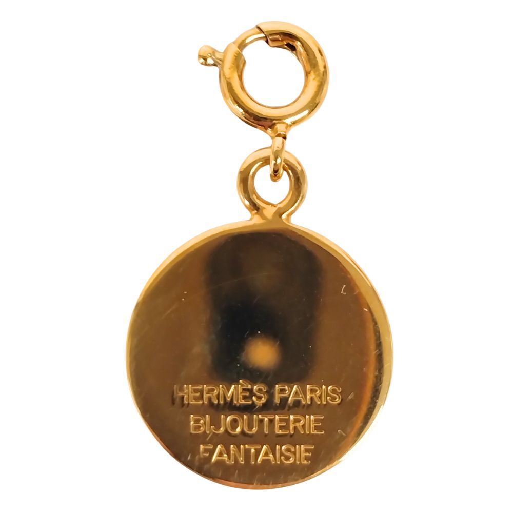 HERMES エルメス セリエ GP チャーム ペンダントトップ ゴールド 正規