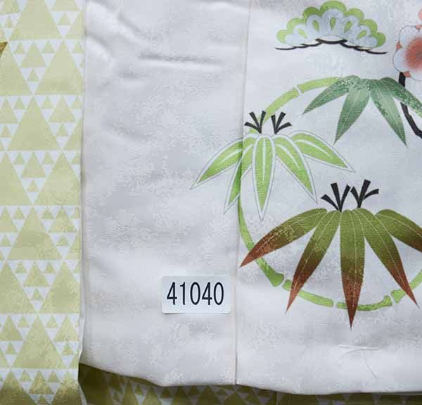 七五三 三歳 男児 被布着物セット 松竹梅 祝着 三才 3歳 3才 男の子 NO 41040