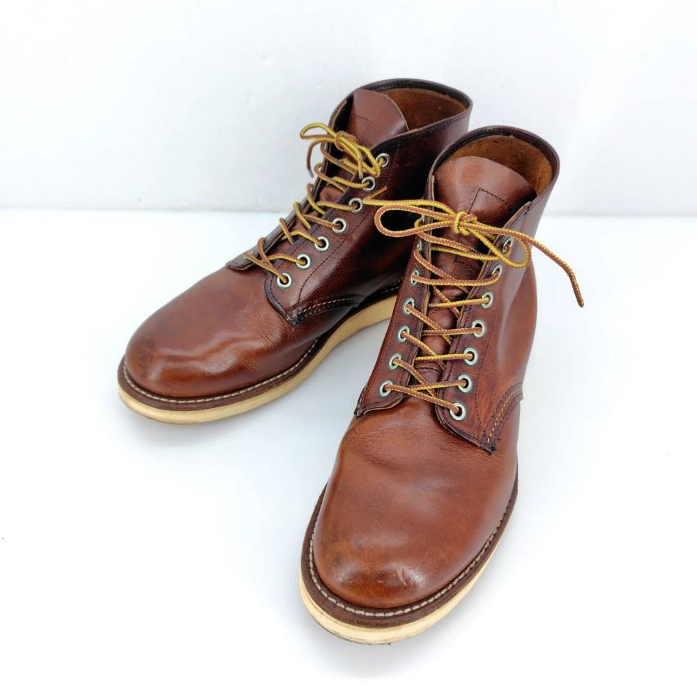 05w15902 レッドウィング RED WING 6インチ クラシックラウンド 6-inch Classic Round ブラウン 26.5cm UK7.5 メンズ ブーツ 9111 品