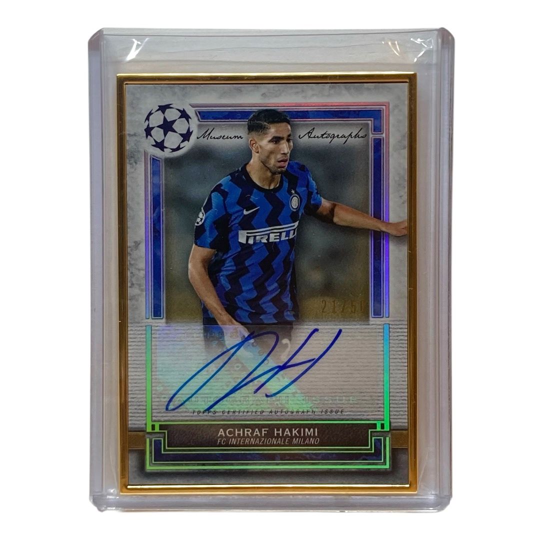 TOPPS サッカーカード MUSEUM COLLECTION ACHRAF HAKIMI INTERNAZIONALE MILANO 21|50 FA-AH IT2