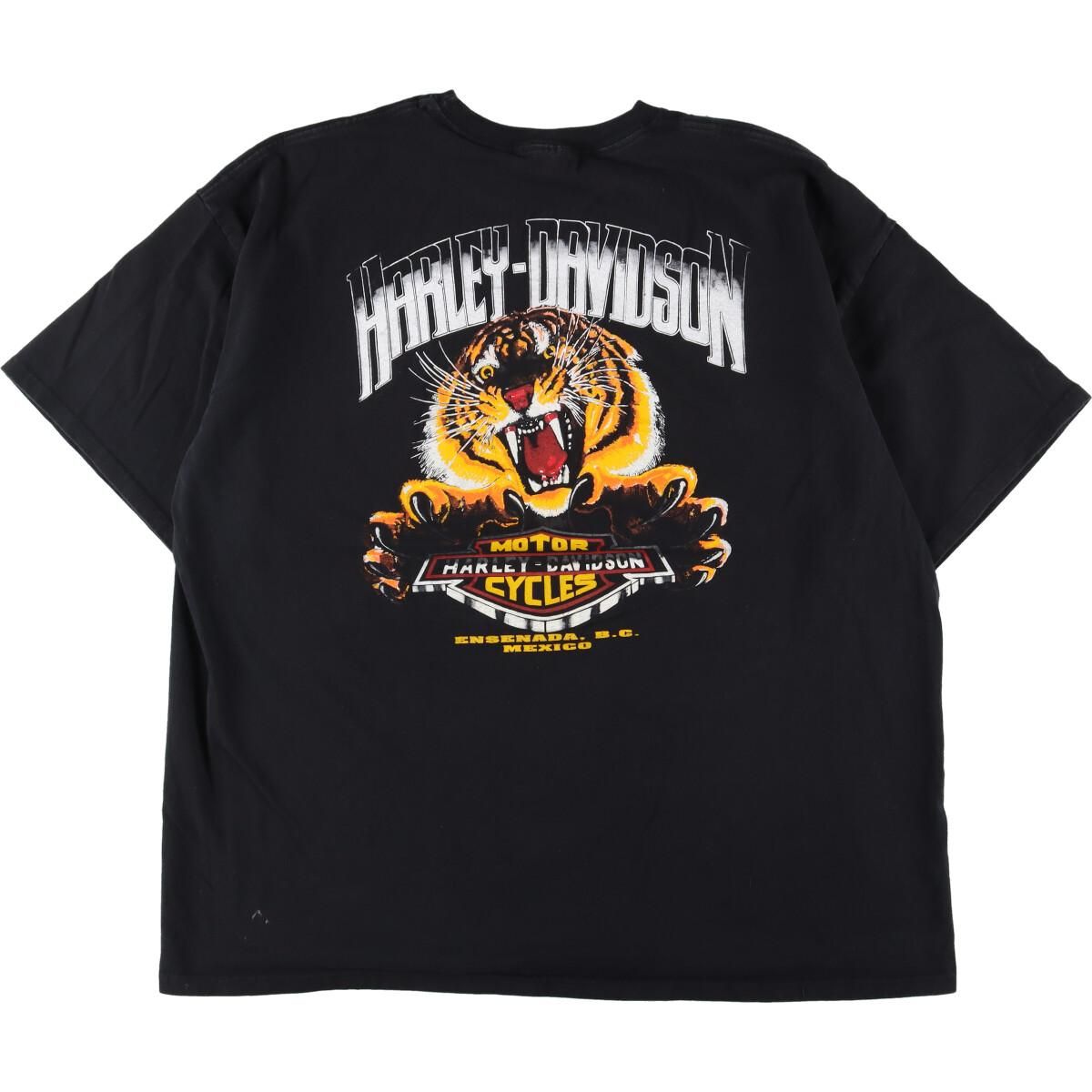 古着 ハーレーダビッドソン Harley-Davidson 虎柄 タイガー柄