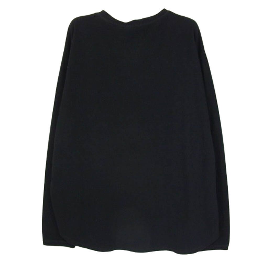 COMOLI シルクネップ ジャージ 長袖クルー size3 コモリ 20SS シルク