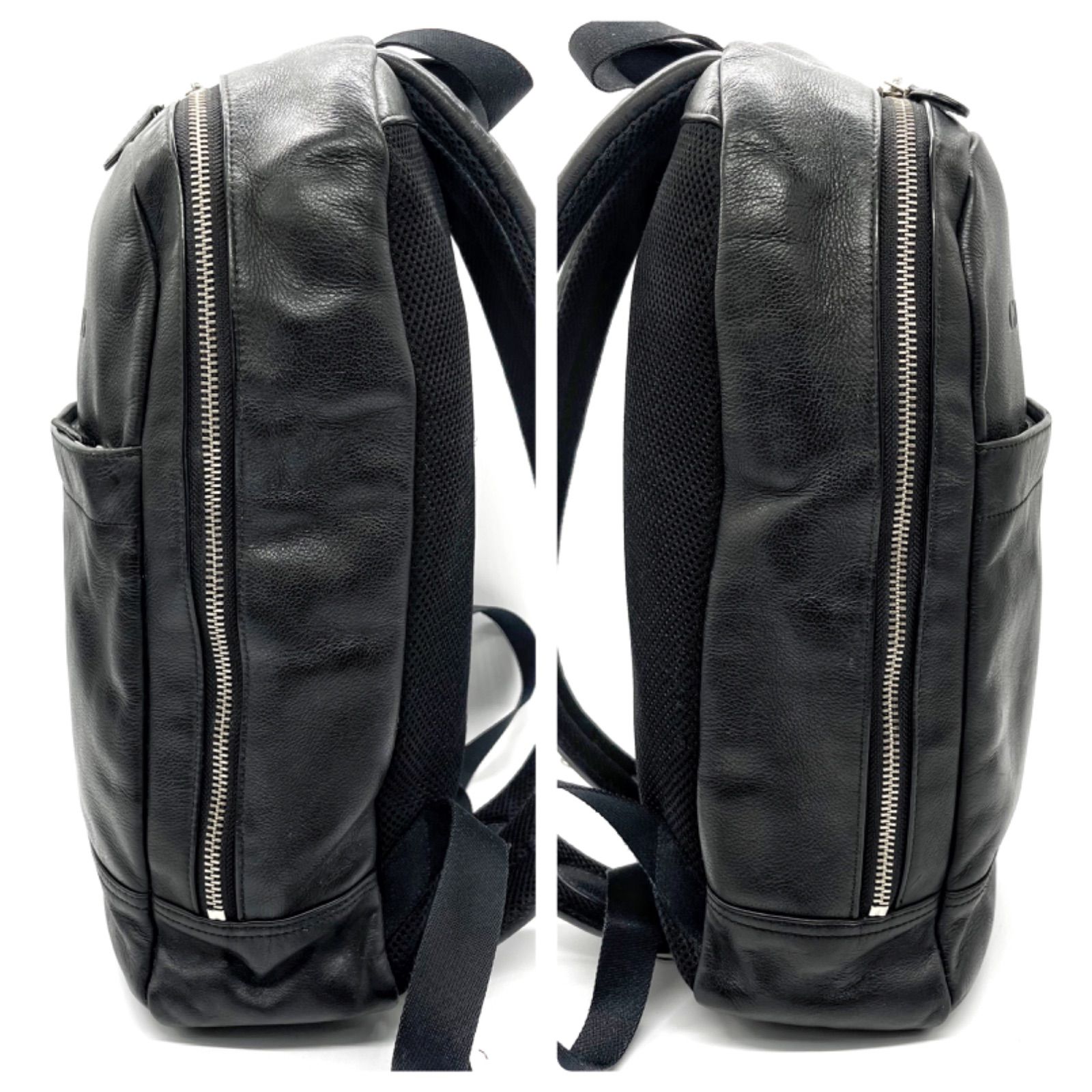 ✨大人気モデル✨COACH F54135 ブラック レザー　コーチ　リュック COACH コーチ レザー リュック F54135 ブラック 黒 バッグパック