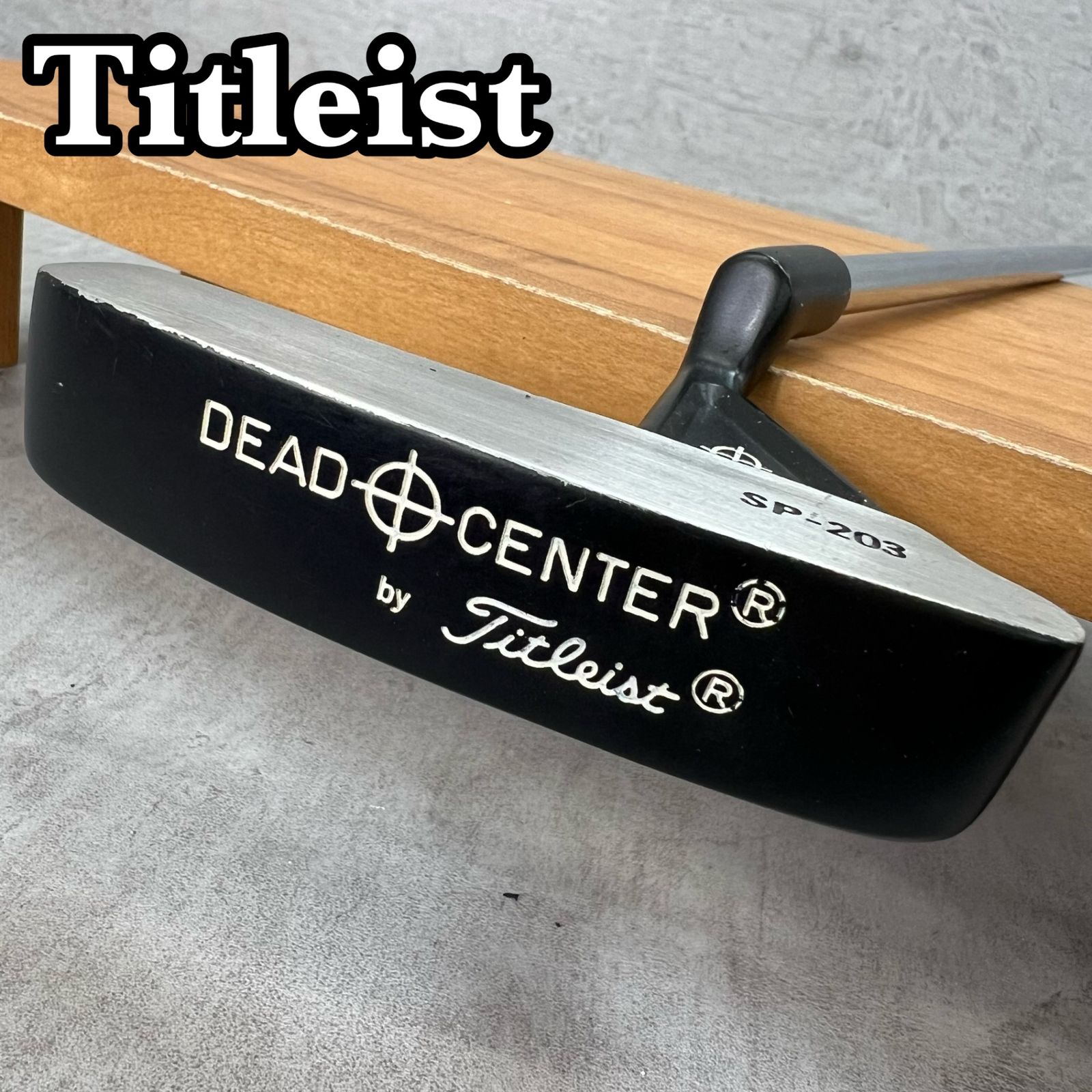 Titleist タイトリスト DEAD CENTER SP-203 デッドセンター メンズゴルフパター スチール 右利き用 PT ピン型 34.3インチ
