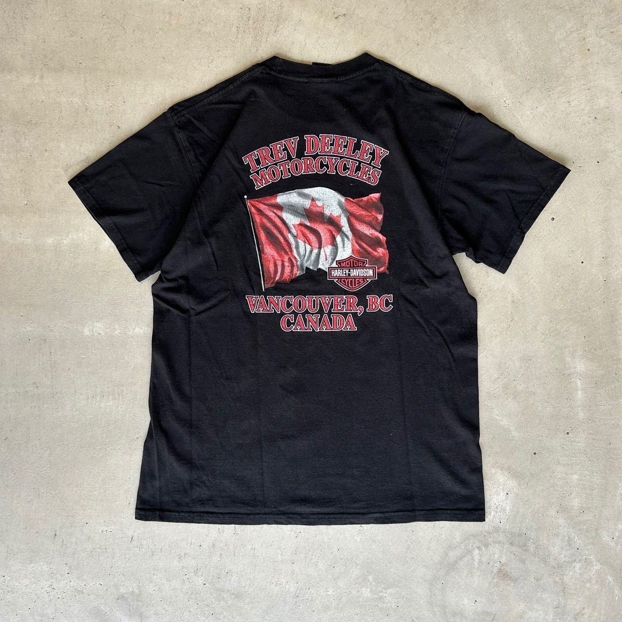 レア Harley-Davidson ハーレーダビッドソン 両面プリント Tシャツ/スカル ドクロ/メンズ2XL 90s - メルカリ