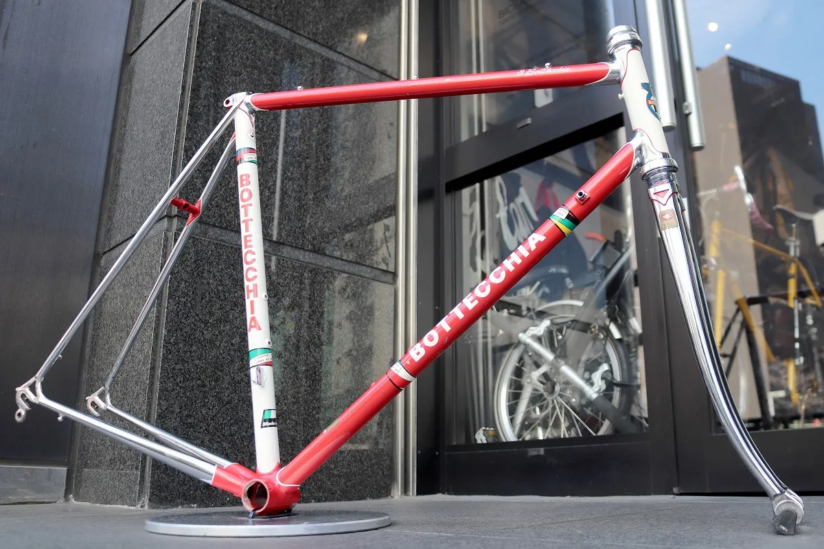 ボッテキア BOTTECCHIA エキップ EQUIPE コロンバスSLX 56サイズ ヴィンテージ スチール ロードバイク フレームセット  【東京南麻布店】|mercariメルカリ官方指定廠商|Bibian比比昂代買代購