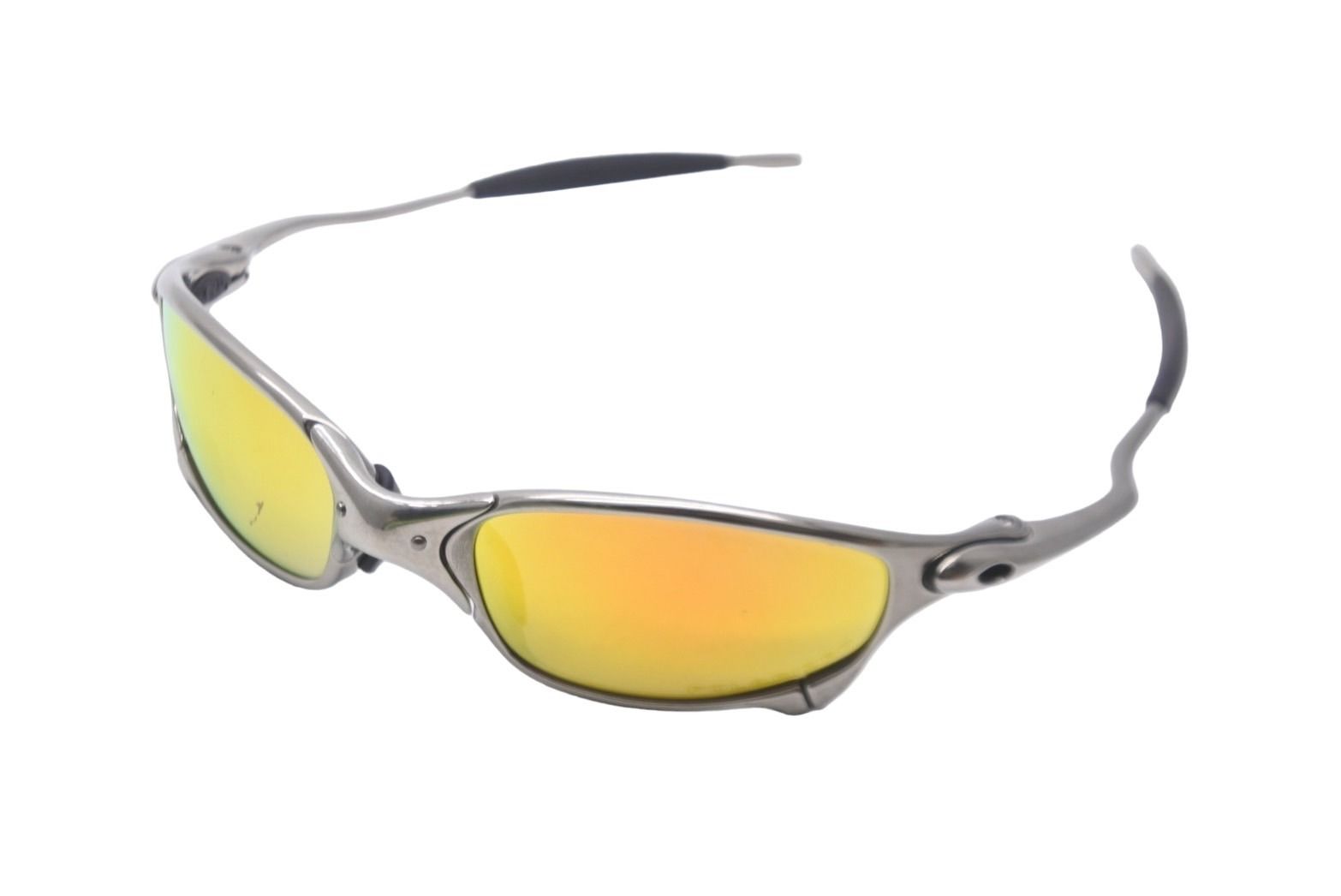 Oakley ジュリエットスポーツサングラス シルバー/ブラウン