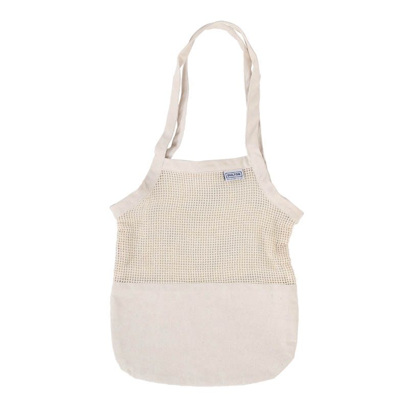 DULTON ダルトン コットン ハーフ メッシュ バッグ S COTTON HALF MESH BAG S