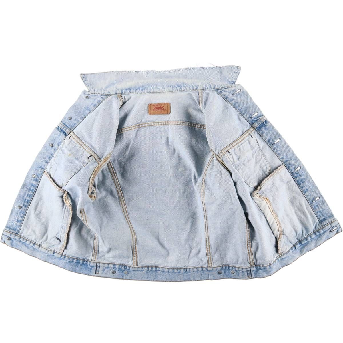 古着 リーバイス Levi's デニムジャケット Gジャン USA製 メンズL相当