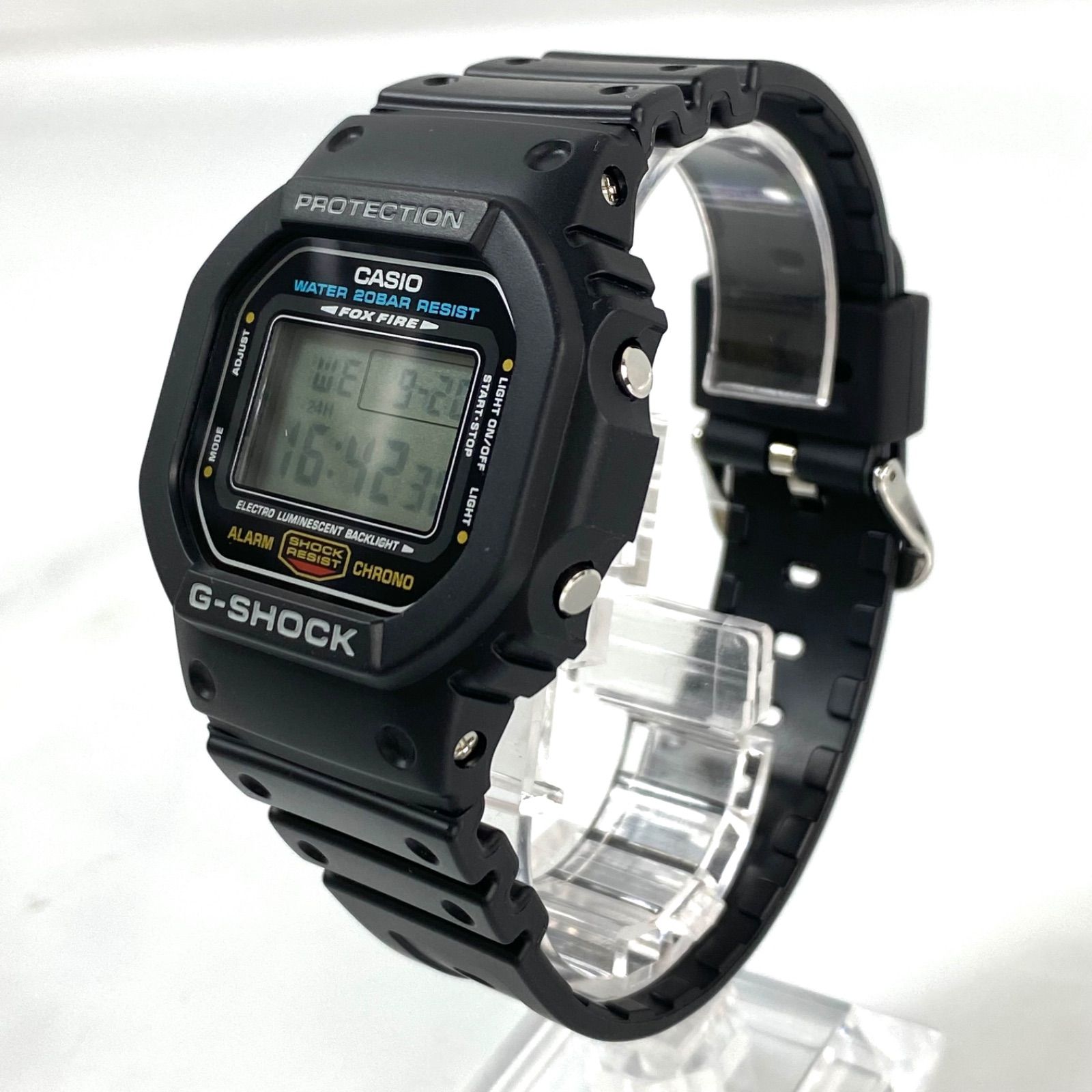 美品】カシオ G-SHOCK ジーショック DW-5600E-1 5600シリーズ クォーツ