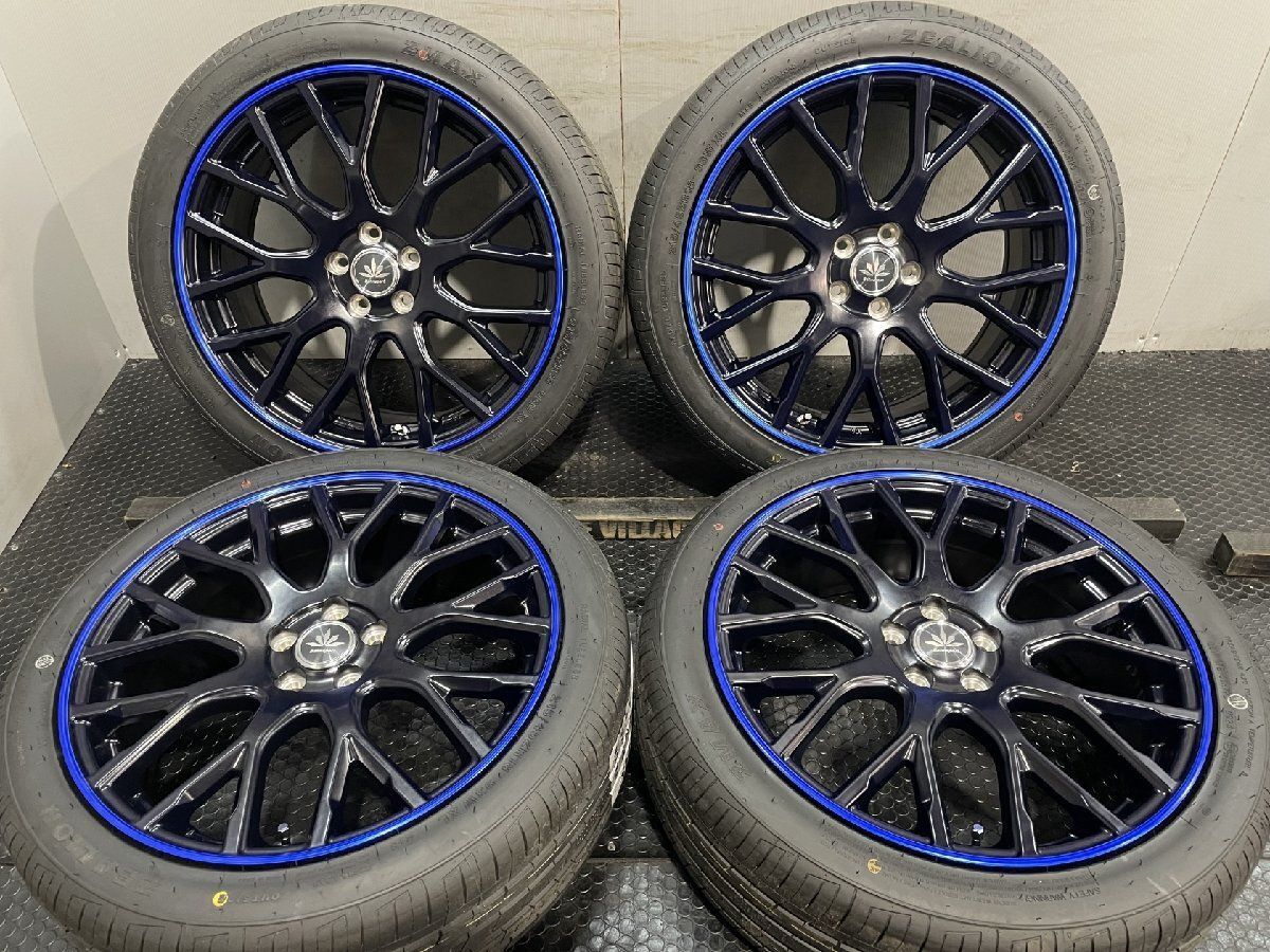新品 バランス調整済【ZMAX ZEALION 215/45ZR18 93W】【BLEST Bahnsport TYPE902 18インチ 7J5HPCD100+48】24年製 プリウス等(MTE860)クレジットカード QRコード決済可能 新品 バランス調整済み【ZMAX ZEALION 215/45R18 93W】2024年製 夏