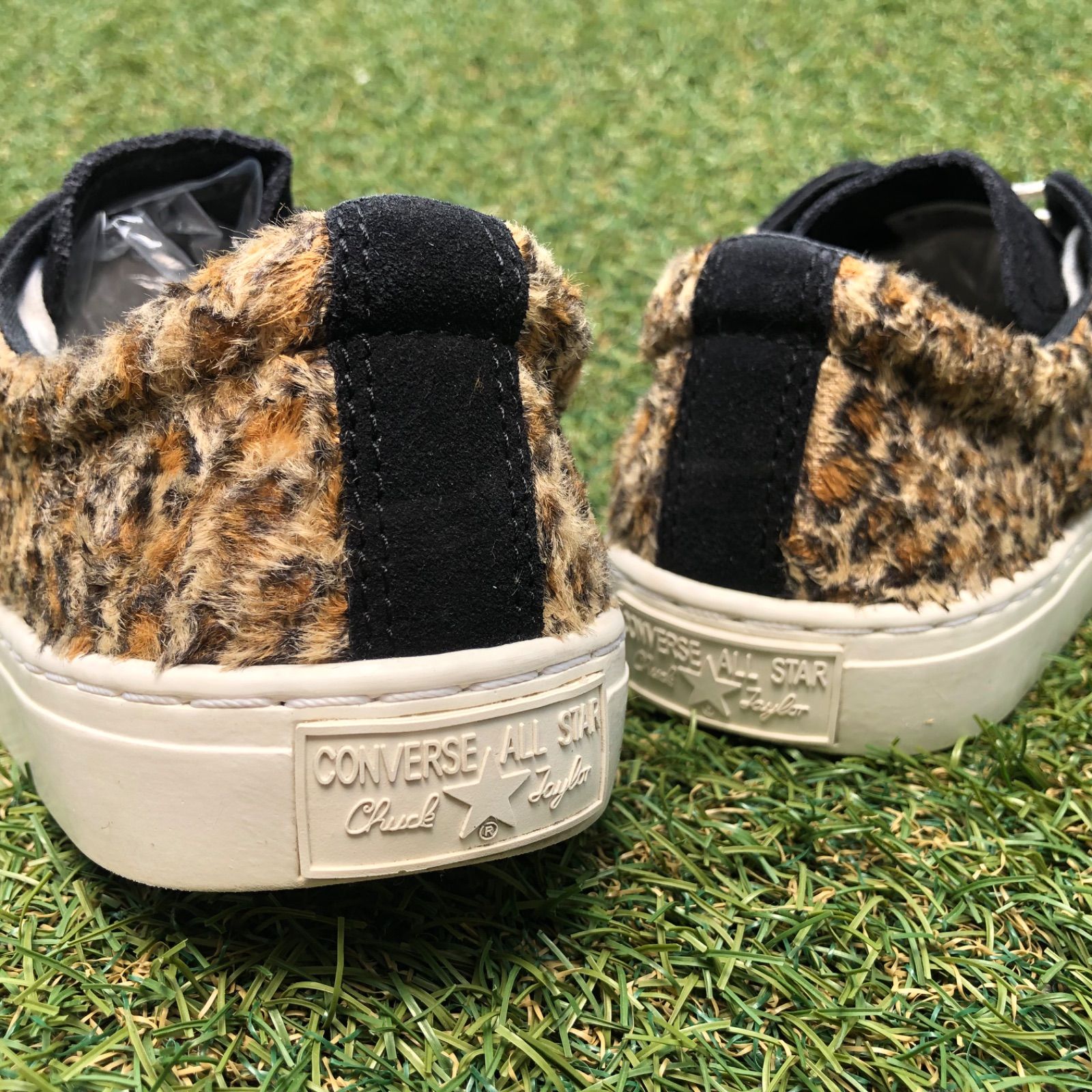 美品23.5converseコンバース オールスター クップレオパード