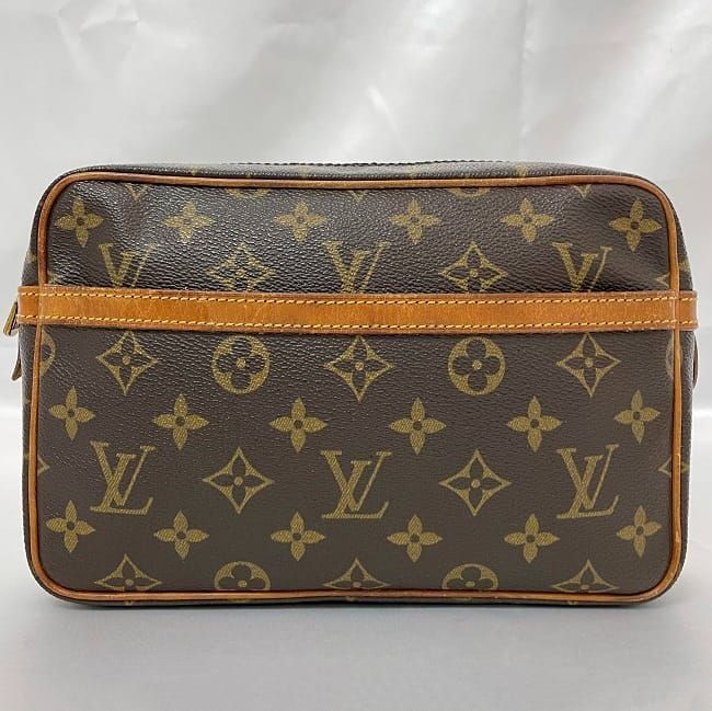 ルイヴィトン　クラッチバッグ　コンピエーニュ23 モノグラム　ブラウン　852 ルイ・ヴィトン(Louis Vuitton) ルイ・ヴィトン クラッチバッグ