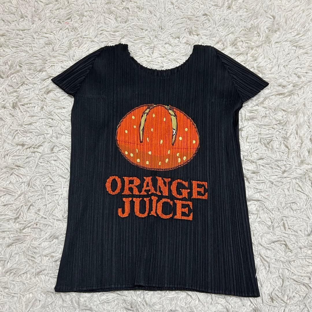 PLEATS PLEASE orange juice カットソー Tシャツ 3