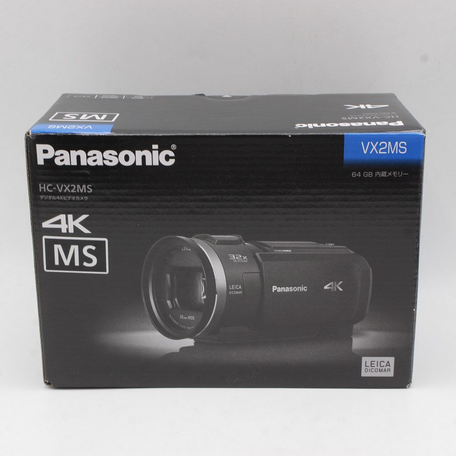 未使用品 パナソニック デジタル4Kビデオカメラ HC-VX2MS - テレビ/映像機器