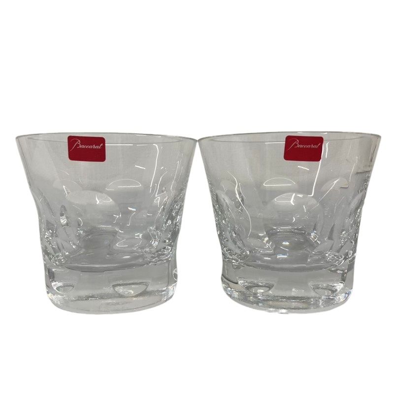 Baccarat バカラ ベルーガ ペア ロックグラス 12510K7