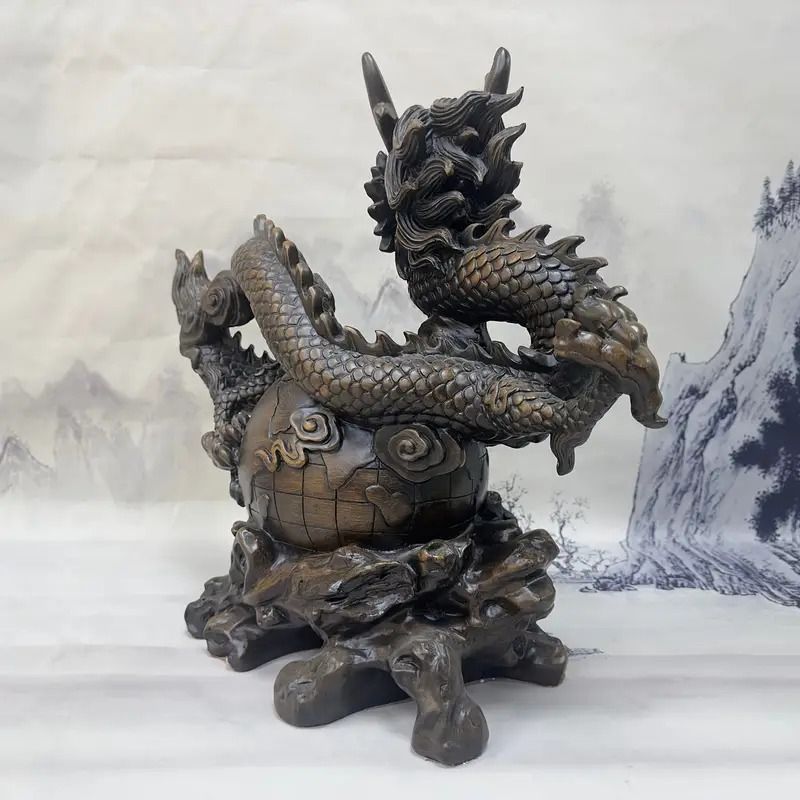 置物 装飾品 フィギュア オブジェ オーナメント ドラゴン 龍