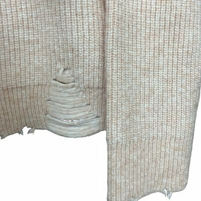 メゾンスペシャル MAISON SPECIAL ハンドステッチ Vネック ニット セーター ピンク Free 21242365210 ■GY41 レディース メゾンスペシャル MAISON SPECIAL ハンドステッチ Vネック
