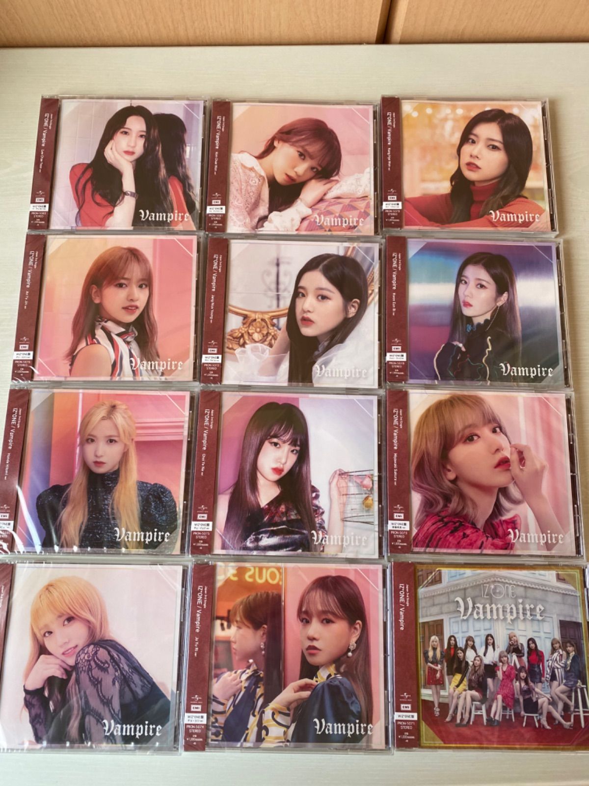 IZ*ONE Vampire CDセット ！おまけ付き！ - Nショップ - メルカリ