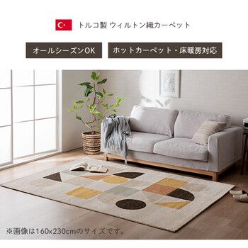 約133×190cm デザインラグ