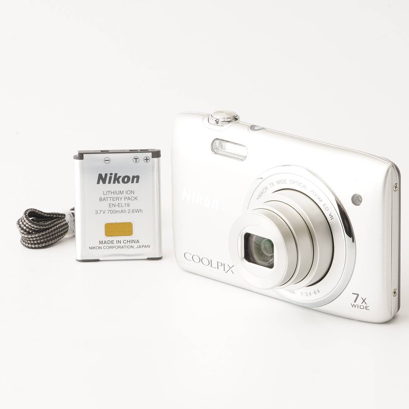 ニコン Nikon COOLPIX S3500 シルバー 7xズーム コンパクトデジタル