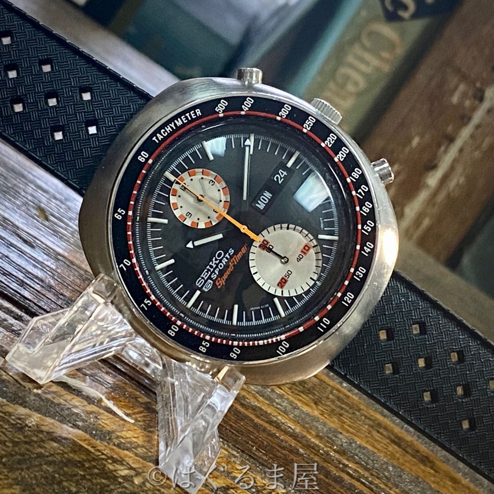 SEIKO セイコー5 スピードタイマー6139-6032 黒 - 時計