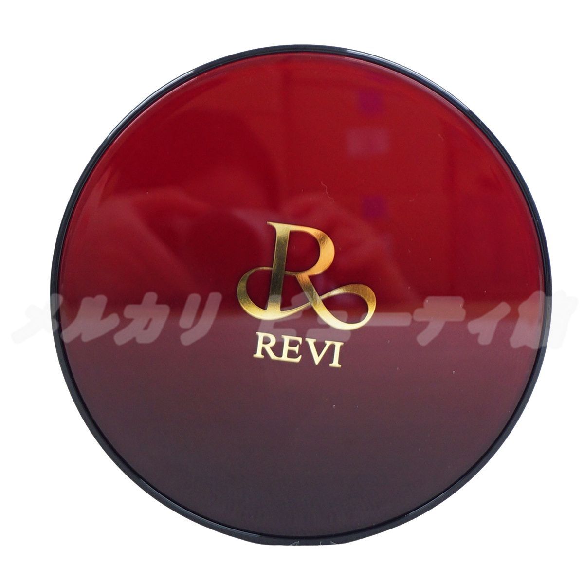 ルヴィ 陶肌ファンデーション 赤 本体 通常色 15g 2個セット ケース付き パフ2枚付き REVI ファンデーション フェイシャルケア ホームケア ホームエステ