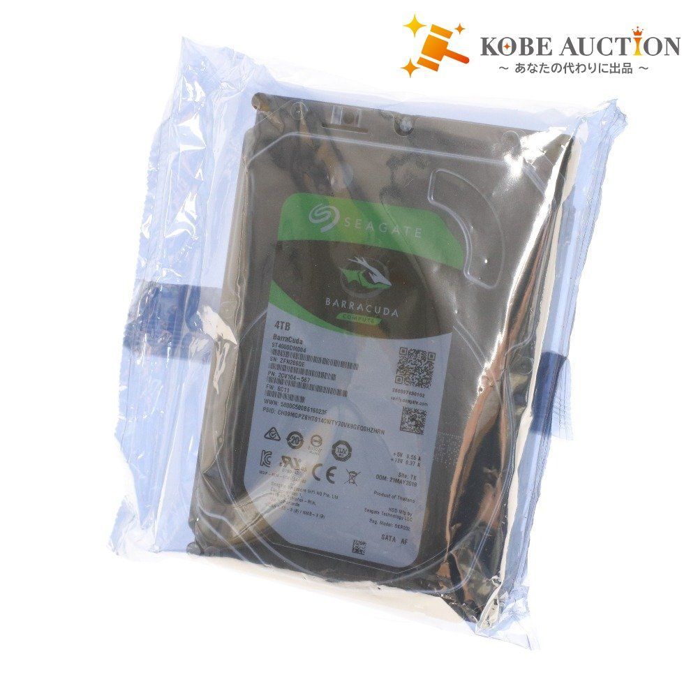 Seagate シーゲート バラクーダ 3.5インチ 内蔵HDD 4TB 6Gb|s 256MB 5400rpm 未開封 ♥