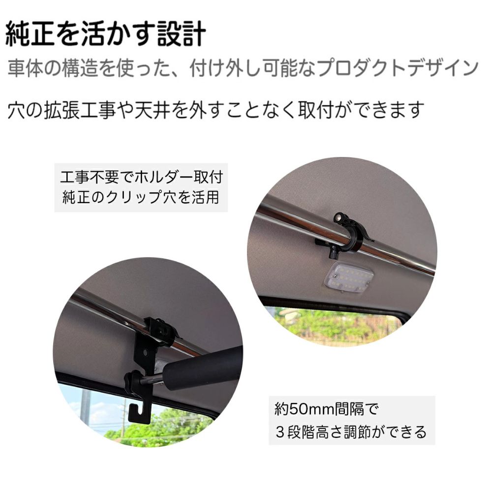 サーフボードや脚立も パイプホルダー赤