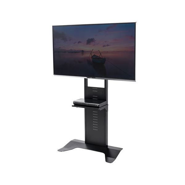 サンワサプライ壁寄せ液晶ディスプレイスタンド 32~65型 ブラック CR-PL33BK 1台