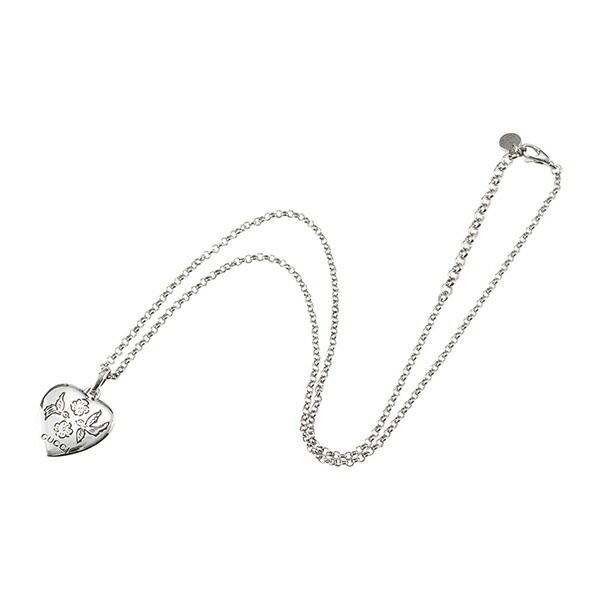 新品 グッチ GUCCI ネックレス ブラインド フォー ラブ シルバー