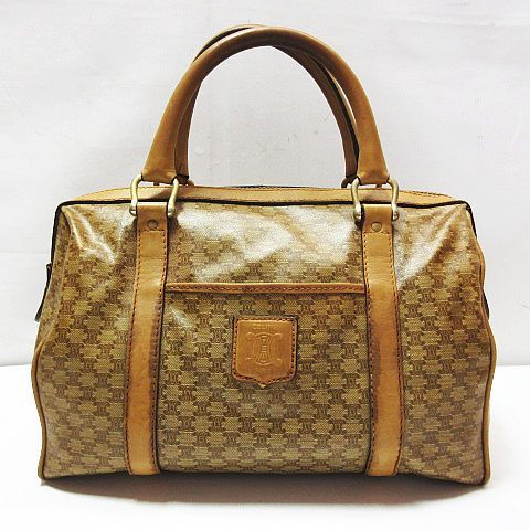 ヴィンテージ CELINE オールドセリーヌ マカダム ミニボストン トート