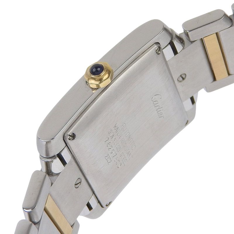 カルティエ CARTIER タンクフランセーズLM メンズ 自動巻き 腕時計 SS