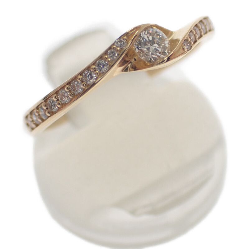 デザインジュエリー リング 指輪 K18YG イエローゴールド 12号  