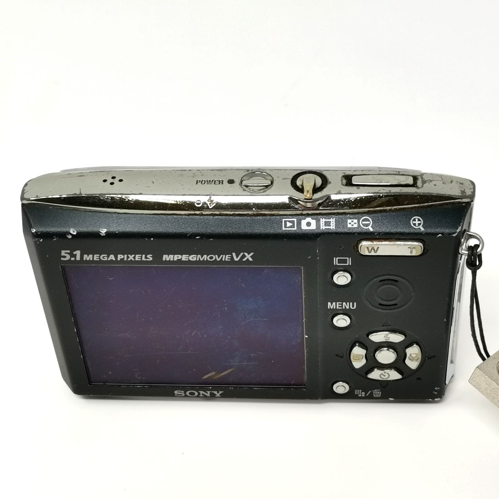 ソニー サイバーショット DSC-T5 デジカメ シルバー ブラック