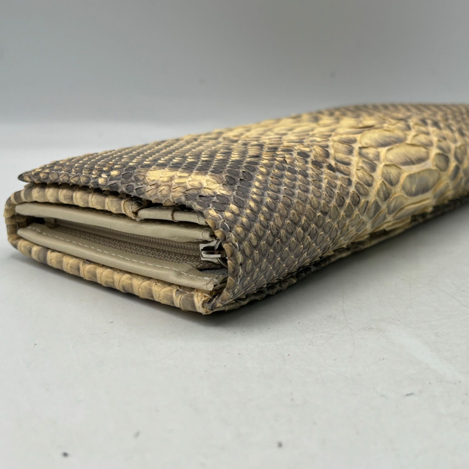 未使用保管品 TOUKAGEN トウカゲン パイソンレザー 長財布 ロング 