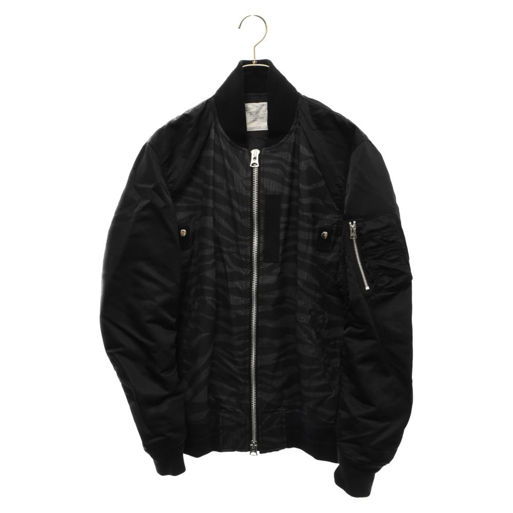 Sacai (サカイ) ZEBRA PRINT BOMBER JACKET ゼブラプリント ボンバー 