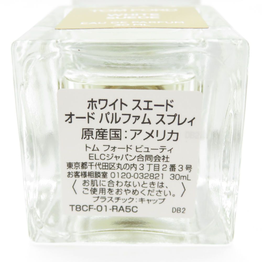 未使用 TOMFORD トムフォード ホワイト スエード 香水 30ml EDP オードパルファム スプレィ フレグランス BY8637AD -  メルカリ