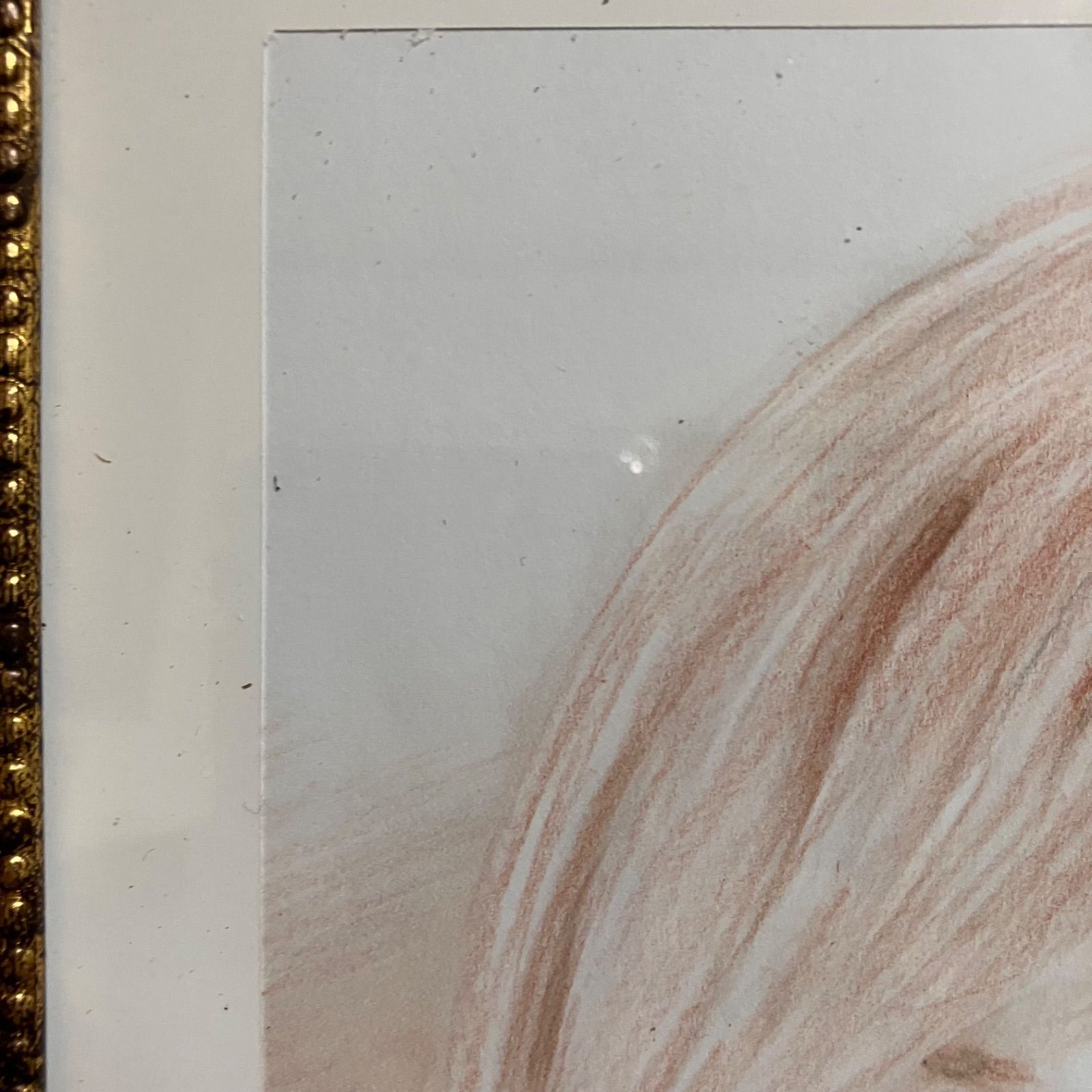 俳優画22額装品 額縁寸法32.7㎝×24.0㎝×1.5㎝ 定款付 鉛筆画
