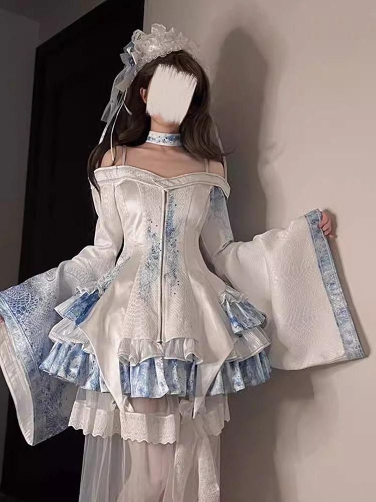 LT-88 豪華姫系 lolita 可愛 レトロ風 オリジナル 洋服 ロリータ ワンピース 美しい刺繍