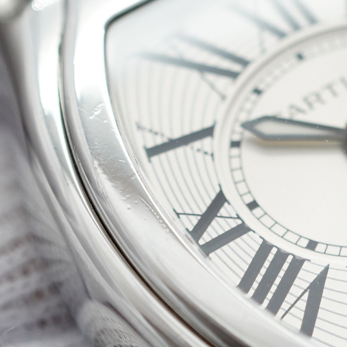 シルバー文字盤 腕時計